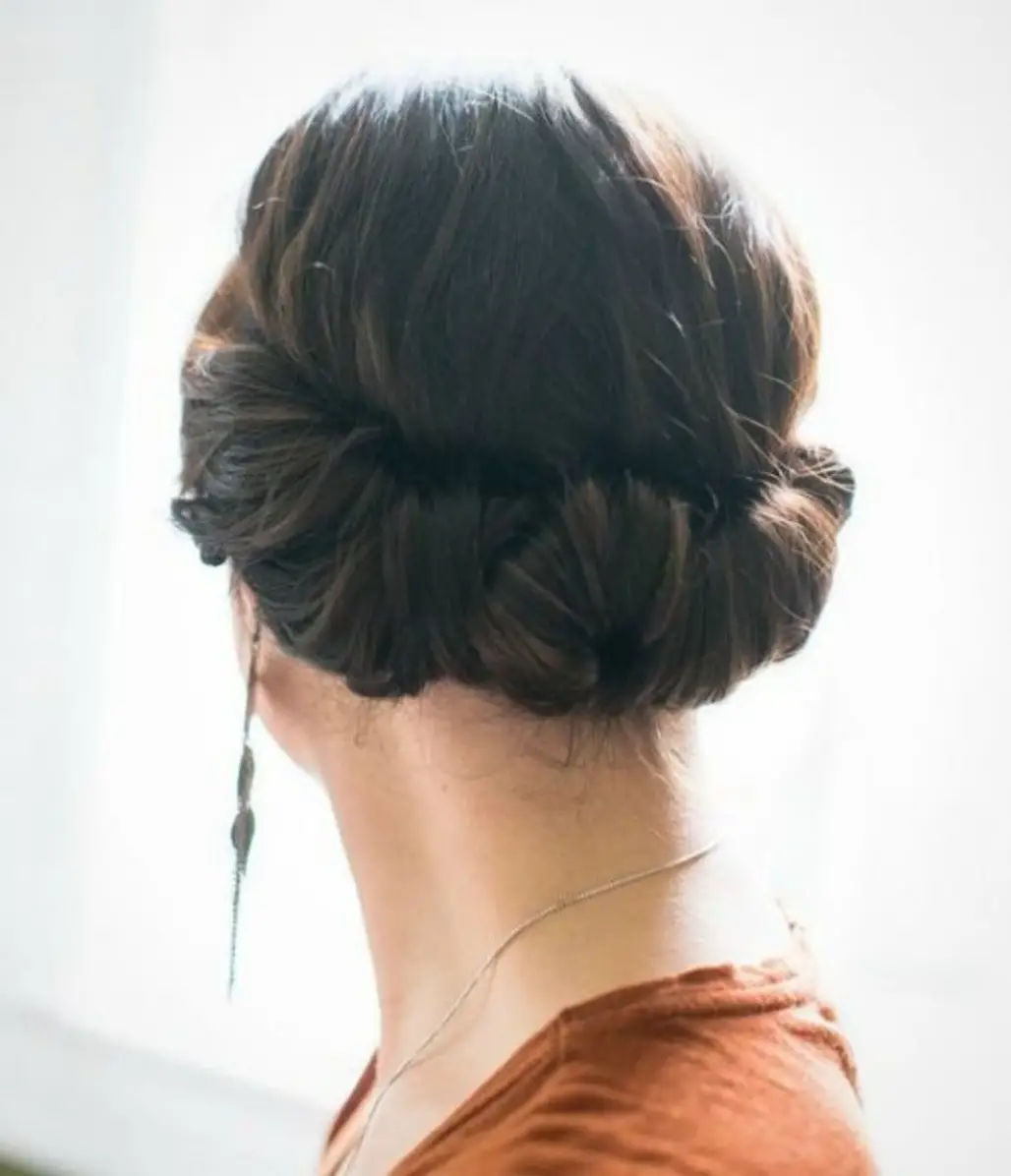 Two-minute Twisted Updo