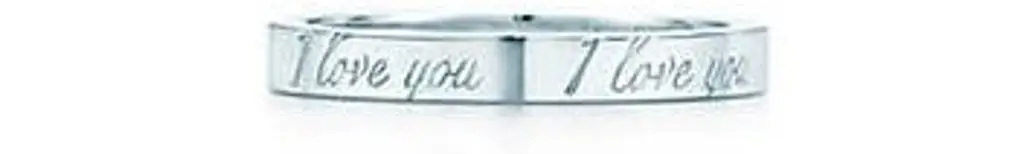 Tiffany & Co. Tiffany Notes:"I Love You" Ring