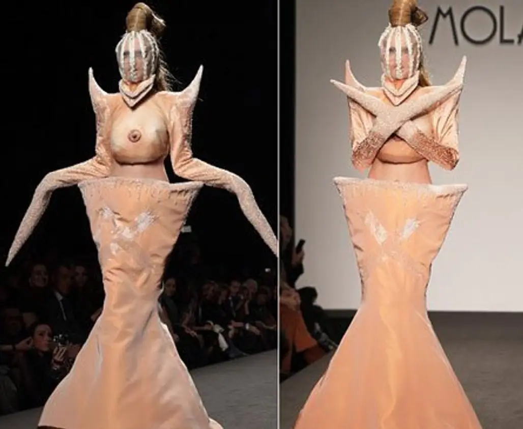 The 'boob Dress' by Gianni Molaro