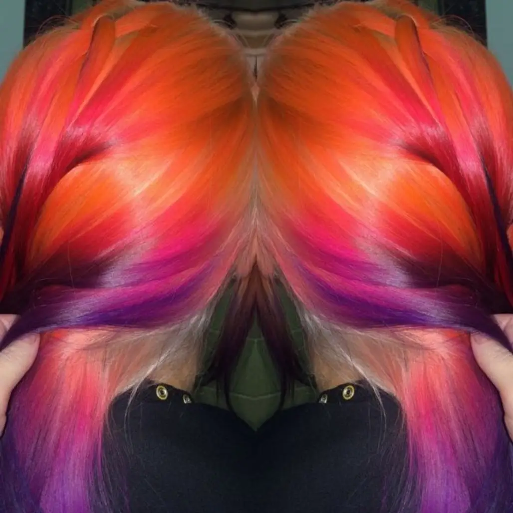 25 Creative Hair Colour Ideas to Inspire You : Aurora Borealis