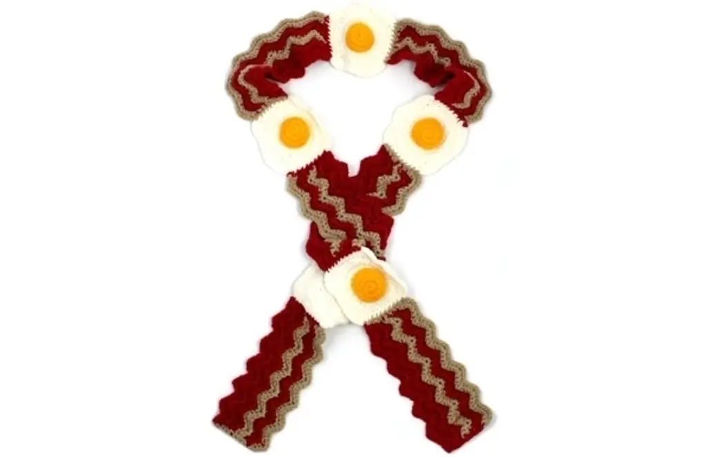 Bacon and Eggs Scarf