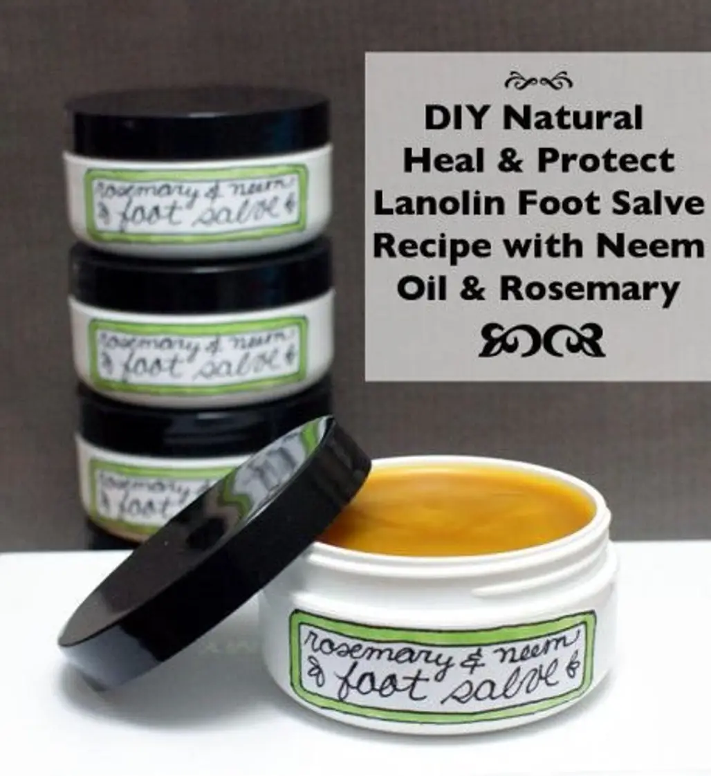 Homemade Heal and Protect Lanolin Foot Salve