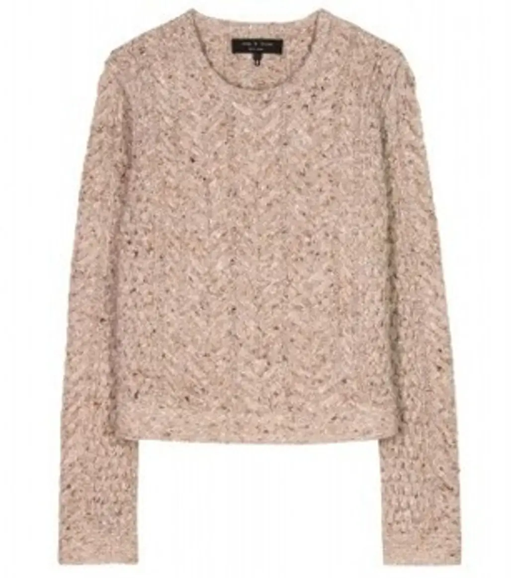 Rag & Bone Montgomery Cable Knit Pullover