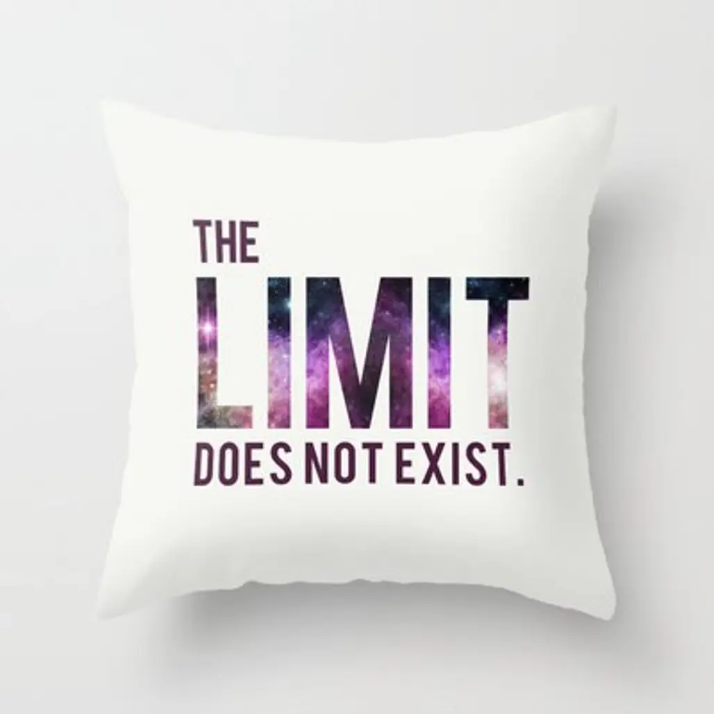 The Limit Does Not Exist - Mean Girls Quote Throw Pillow