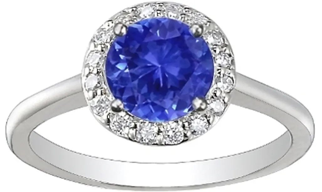Brilliant Earth Sapphire Halo Diamond Ring