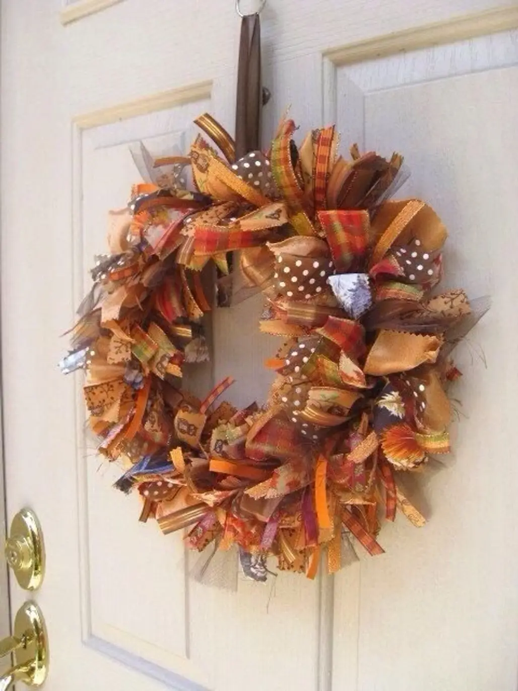 Thanksgiving Ribbon Wreath