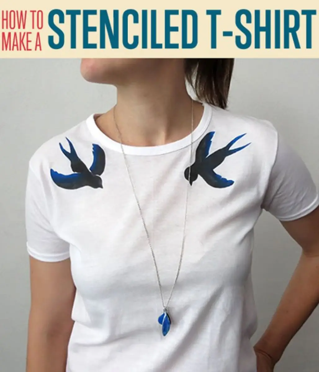 How to Make a Stenciled Shirt