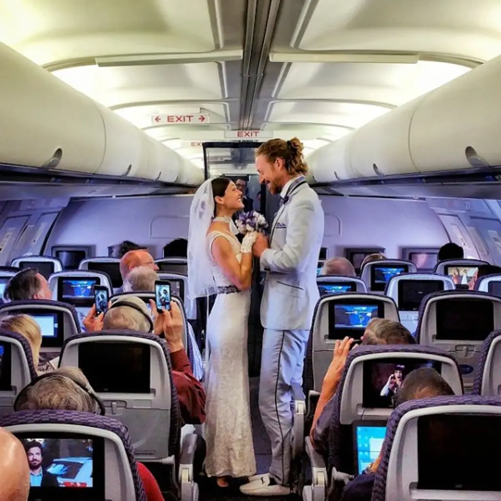 Married at 40,000 Feet