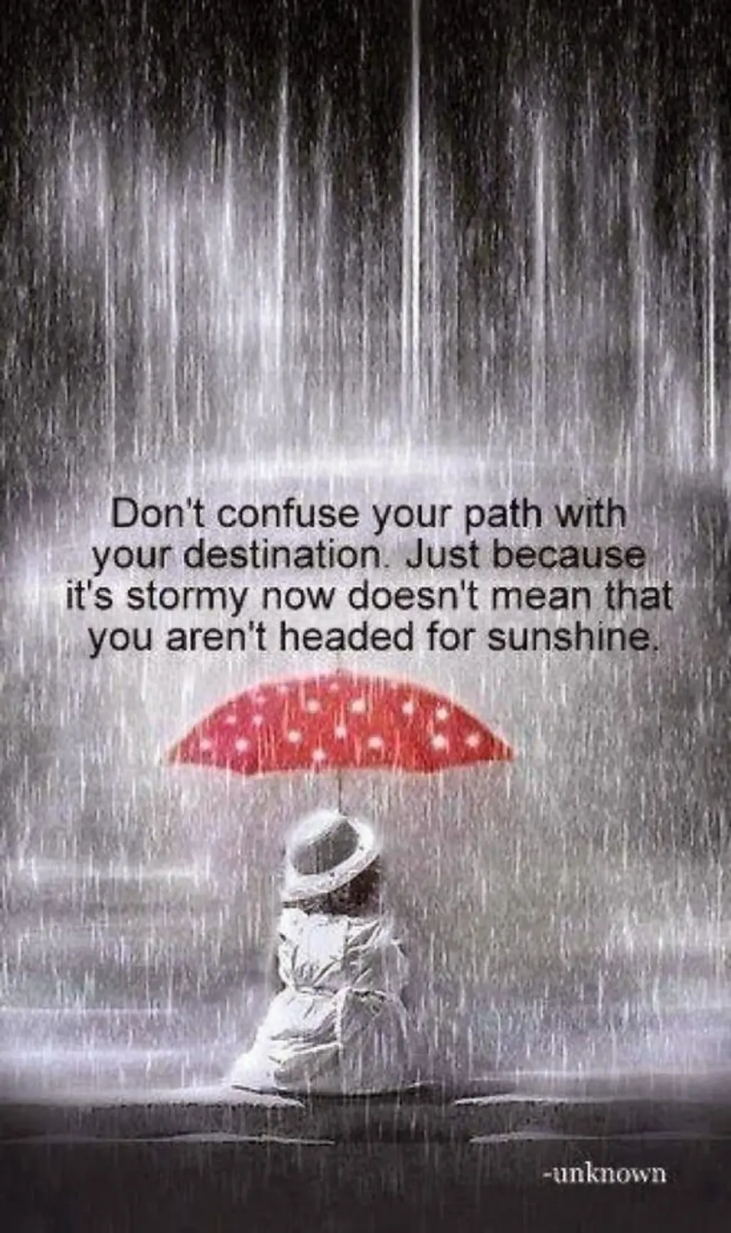 Don't Confuse Your Path with Your Destination