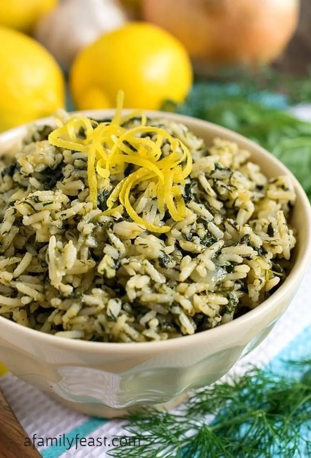 Spanakorizo – Rice with Spinach
