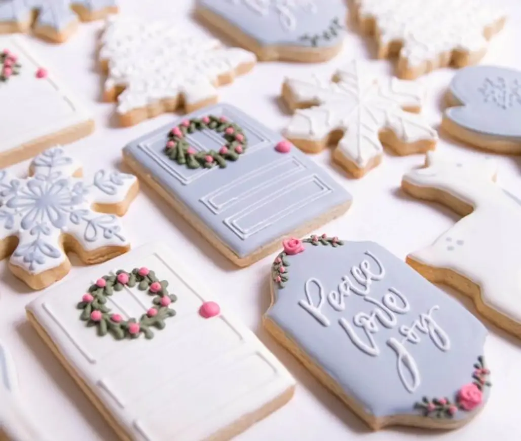 cookies and crackers, icing, royal icing, cookie, baking,