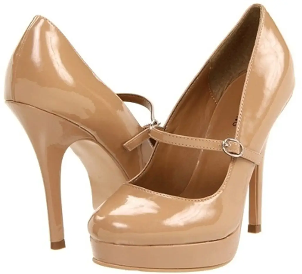 CALL IT SPRING Nude Mary Janes
