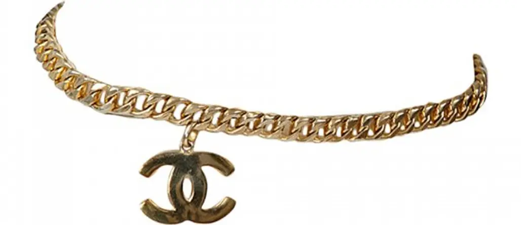 Chanel Goldtone Link Chain Belt