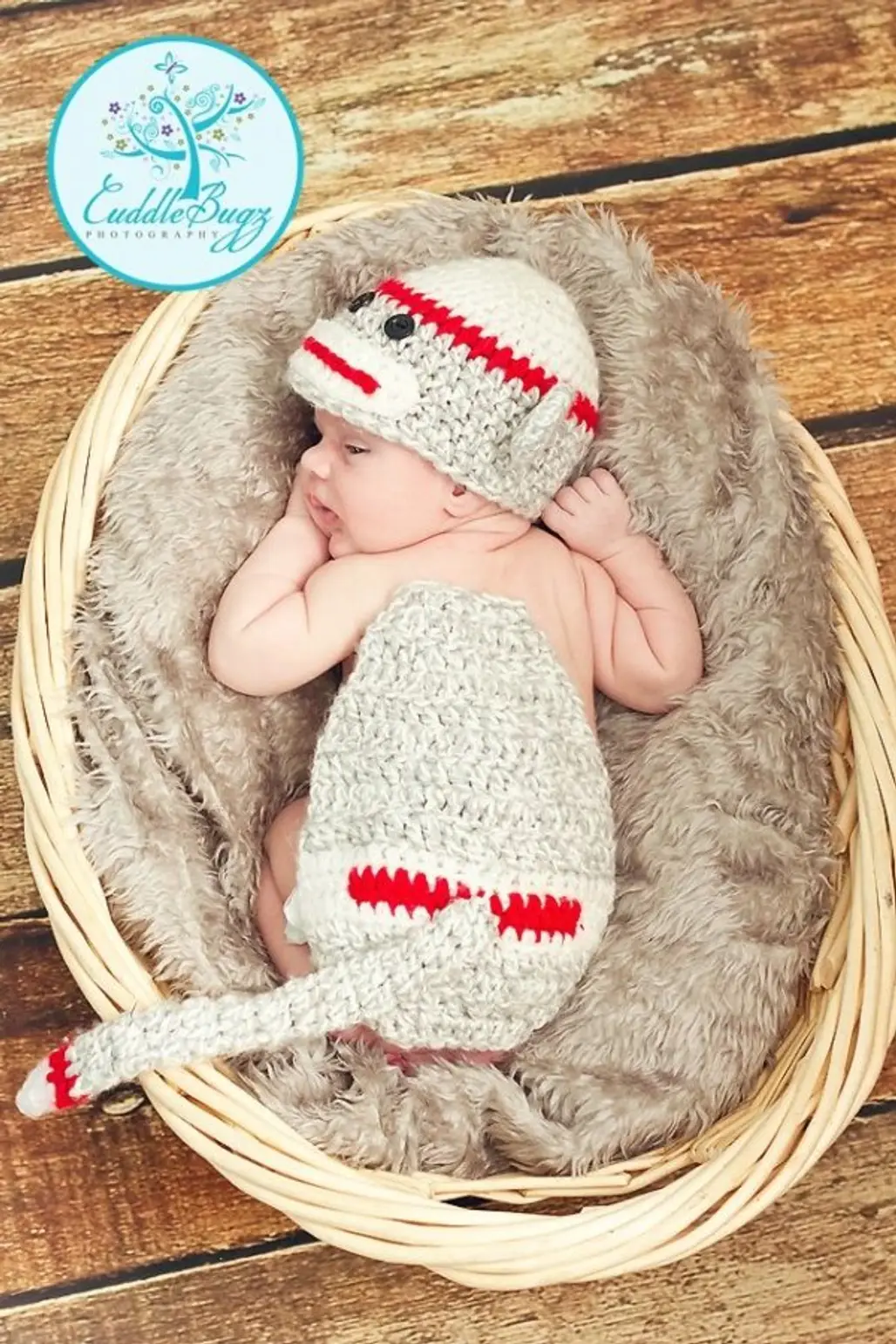 Newborn Sock Monkey Set