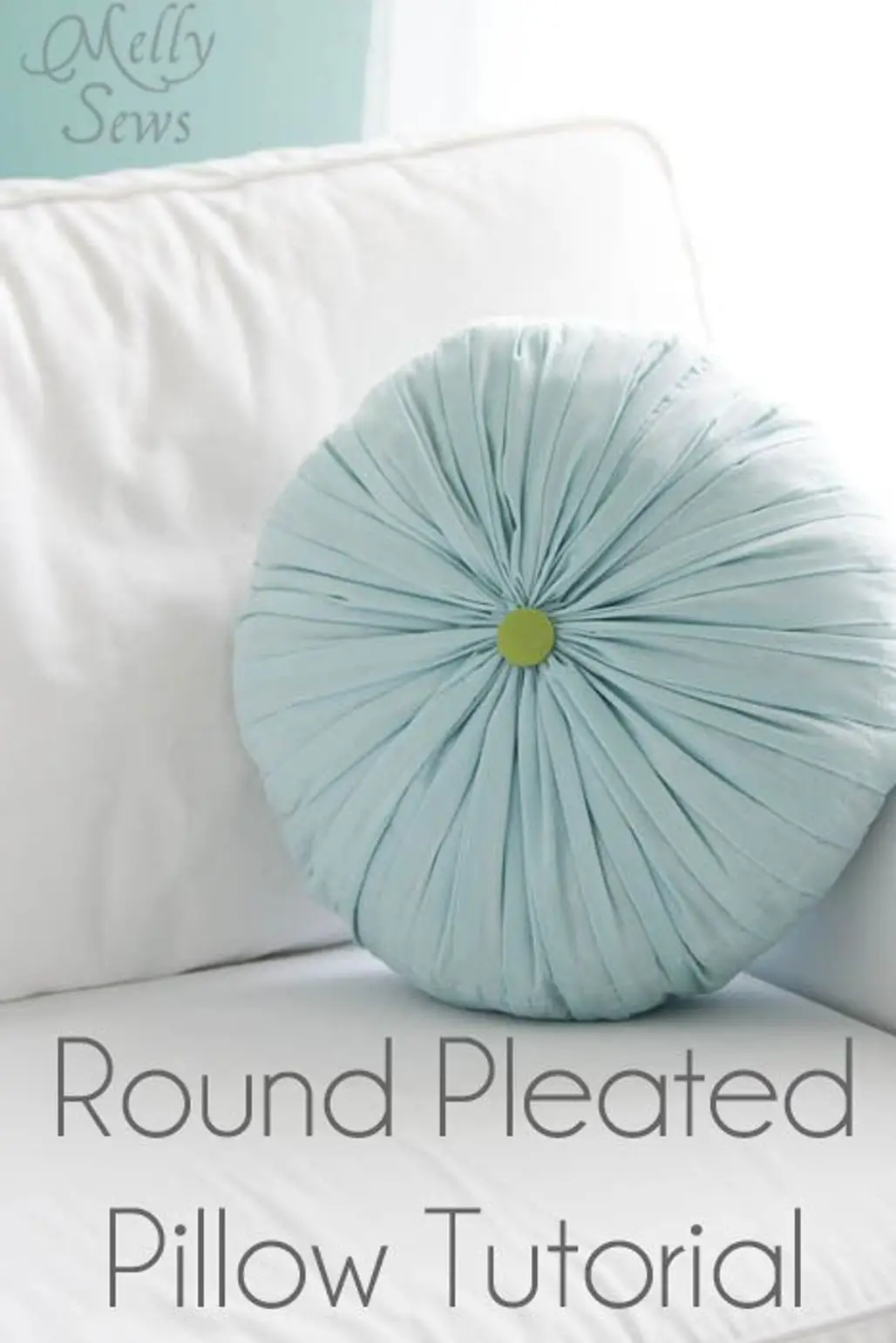 Round Pleated Cushion