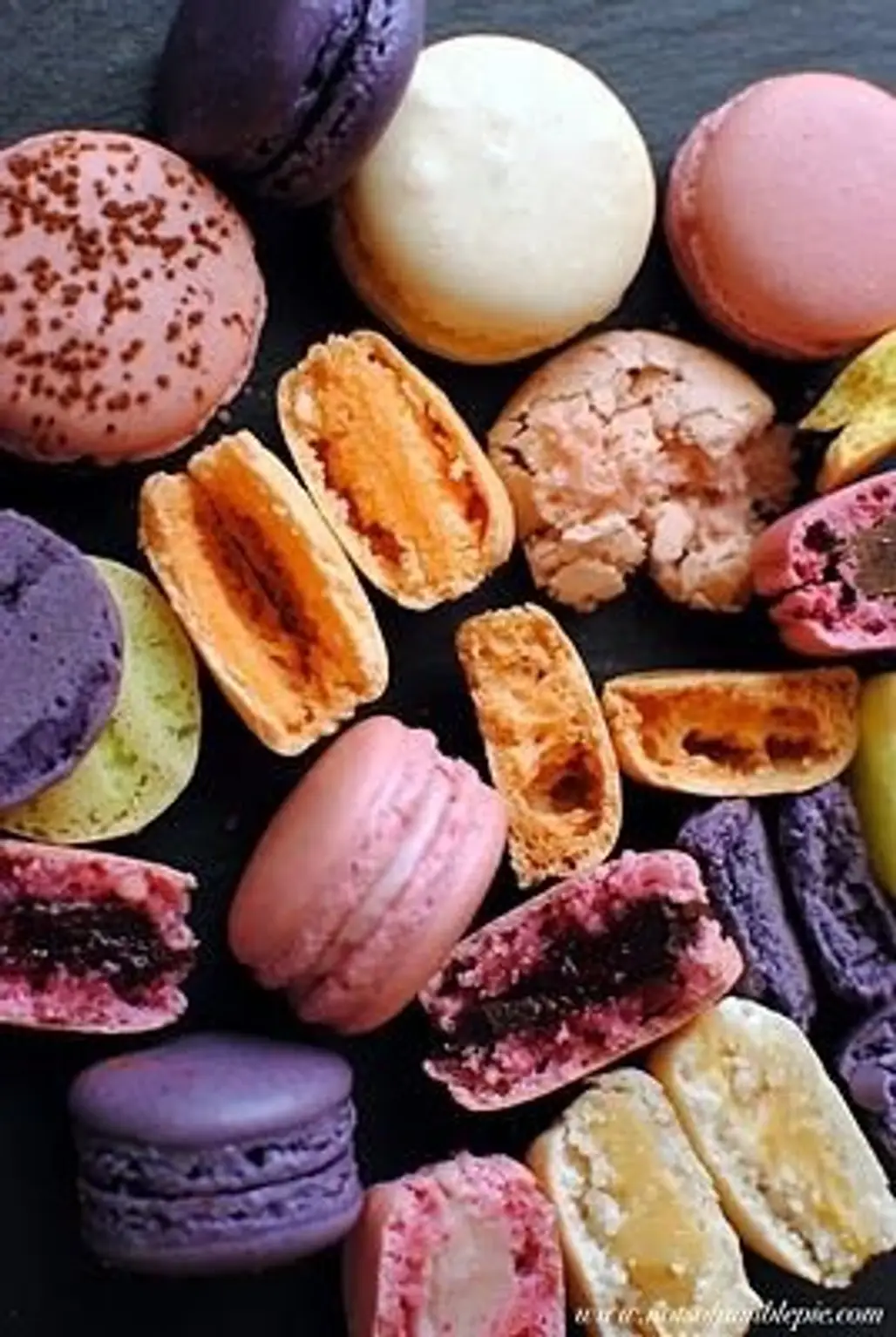 Lots of Flavors of Macarons