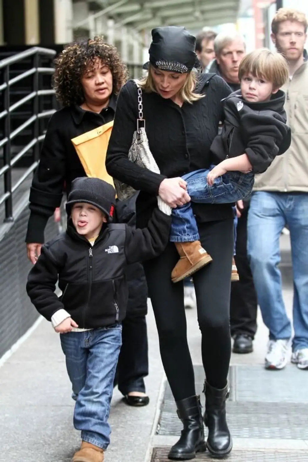 Sharon Stone with Laird and Quinn