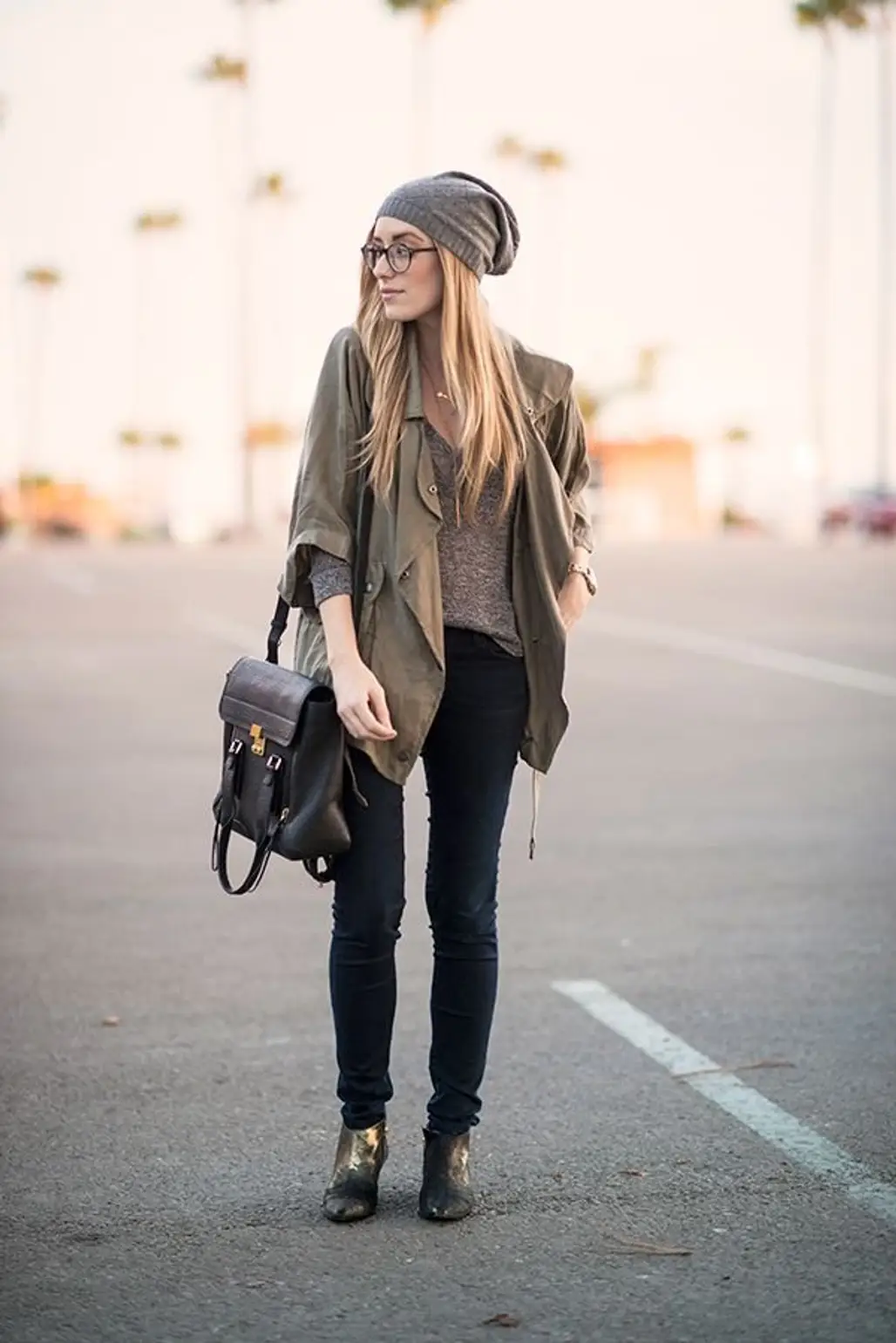 Slouchy Jacket and Beanie
