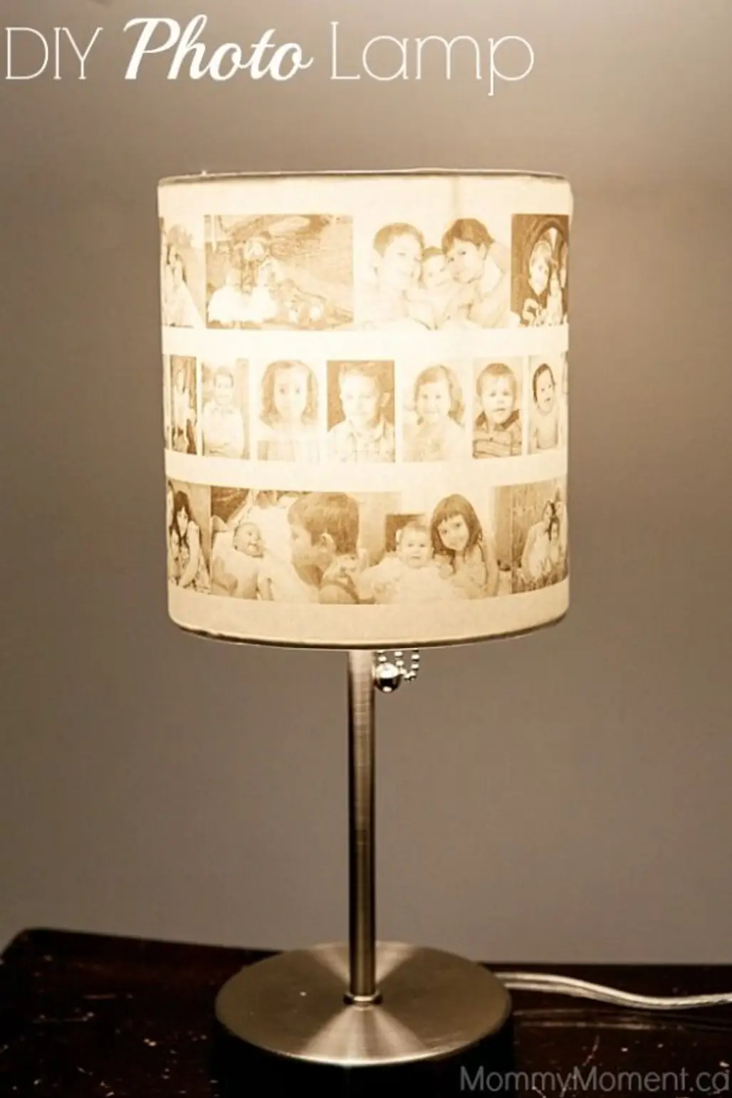 DIY Photo Lamp