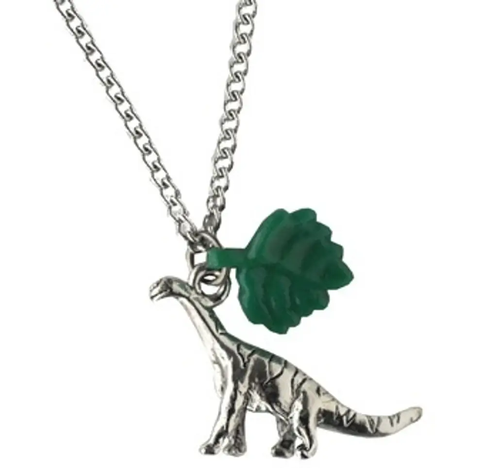 “the Original Vegetarian” Dinosaur Necklace