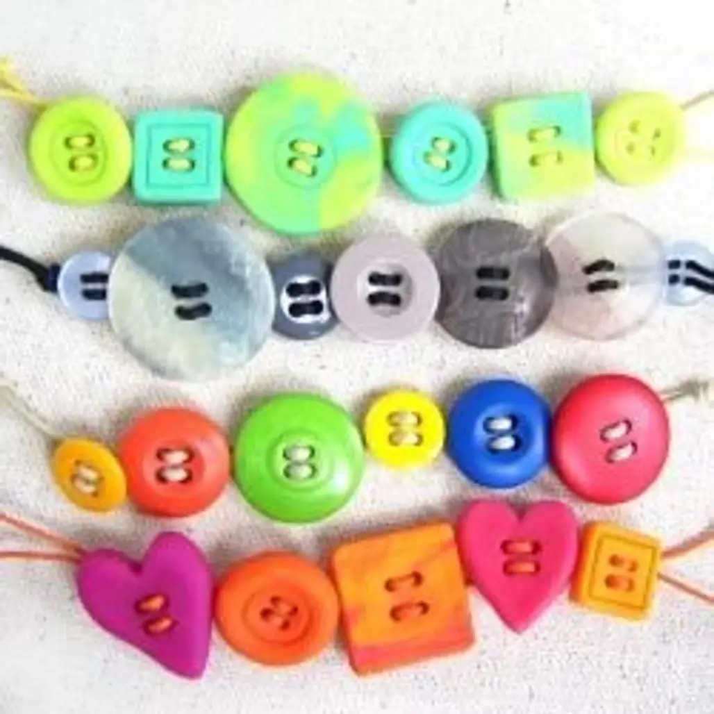 Adorable Button Bracelets
