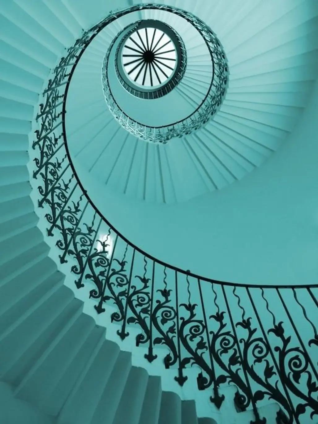 Tiffany Blue Staircase