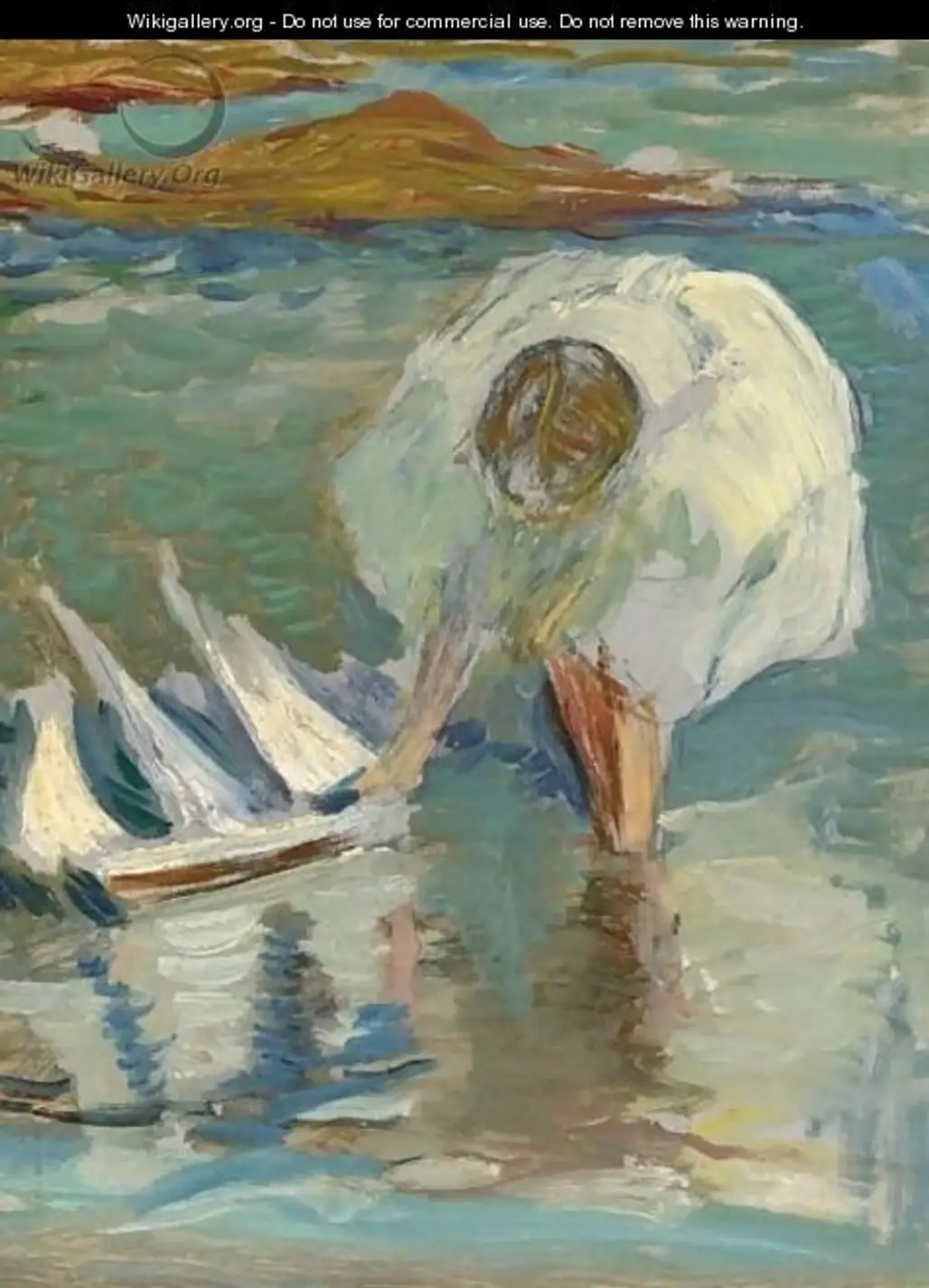 Girl with a Sailboat - Tarbell