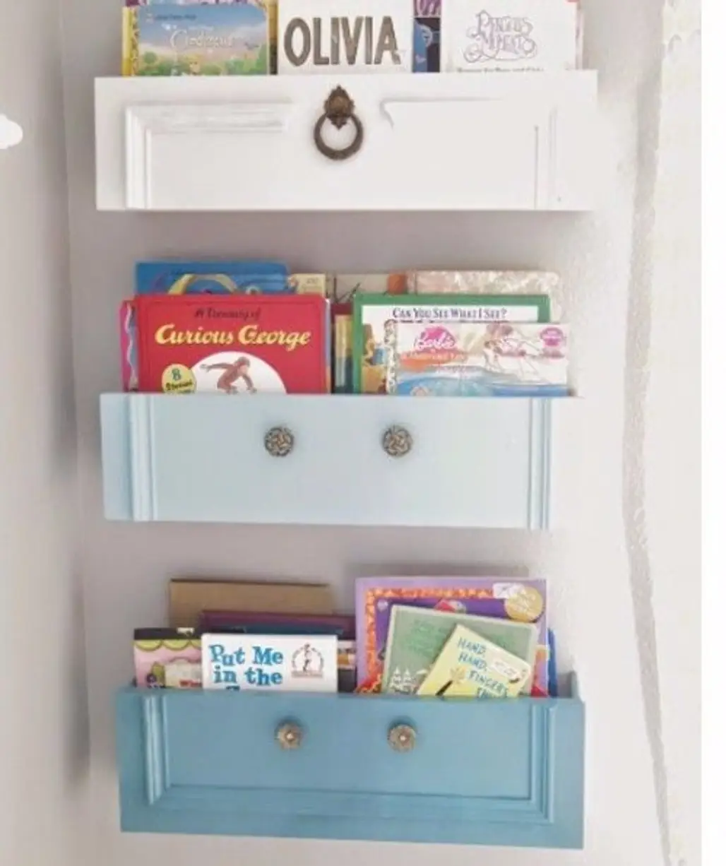 Recycle Old Dresser Drawers