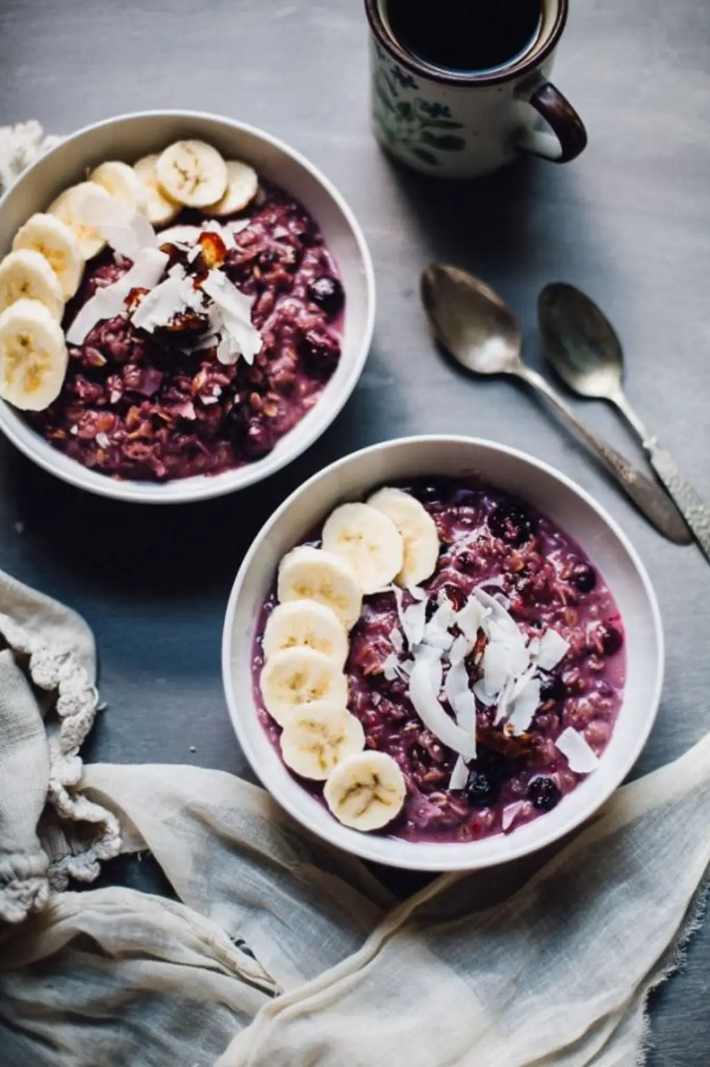 Toasted Berry Coconut Oatmeal