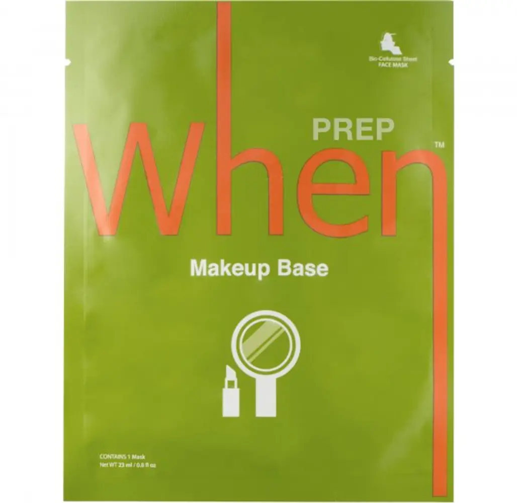 When Makeup Base Sheet Mask