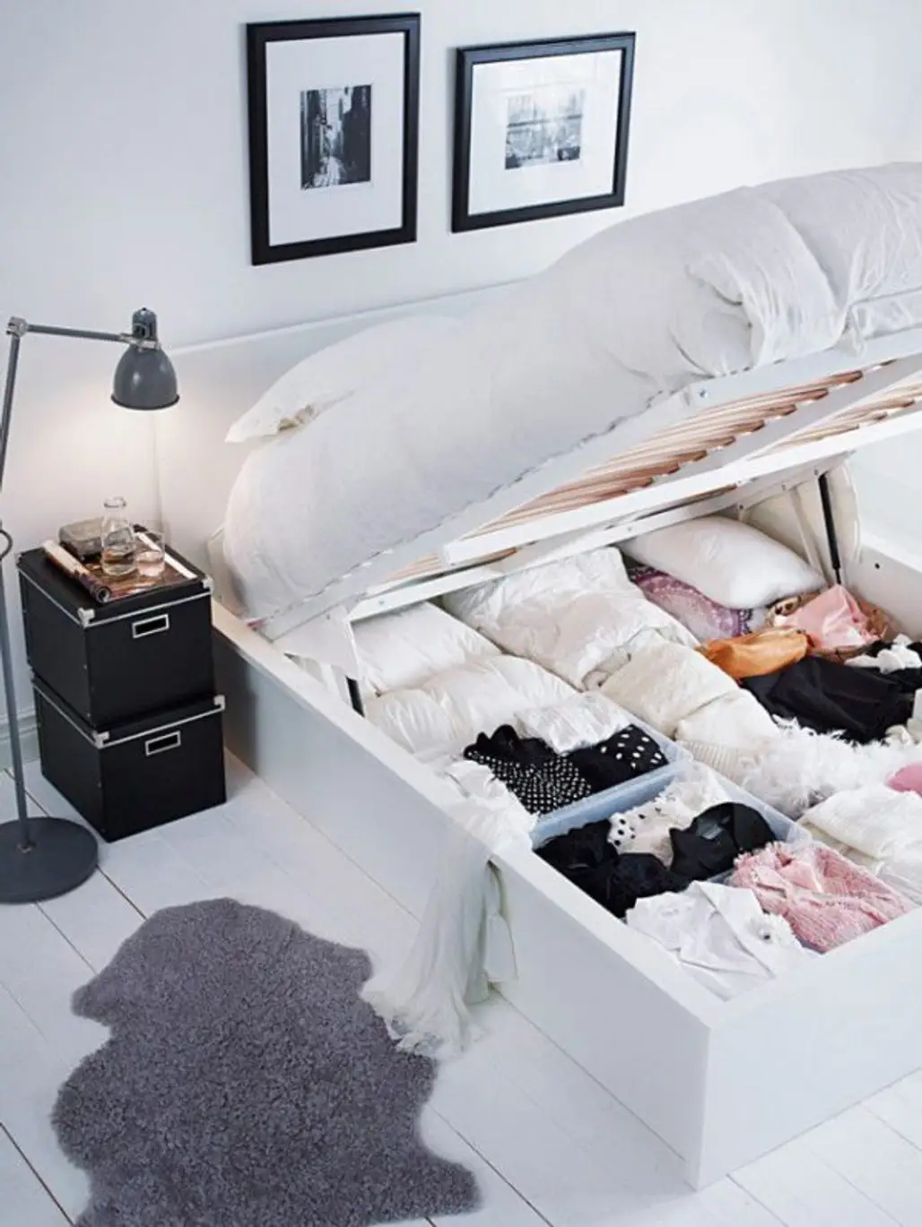 Store Clothes underneath Your Mattress