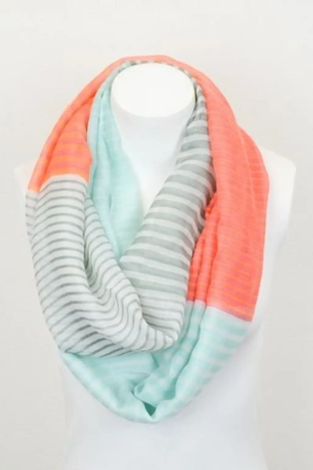 Coral Infinity Scarves