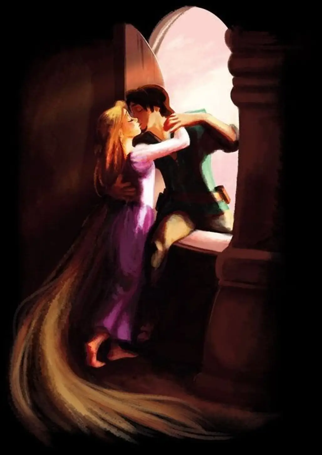 Rapunzel and Flynn, "Tangled"