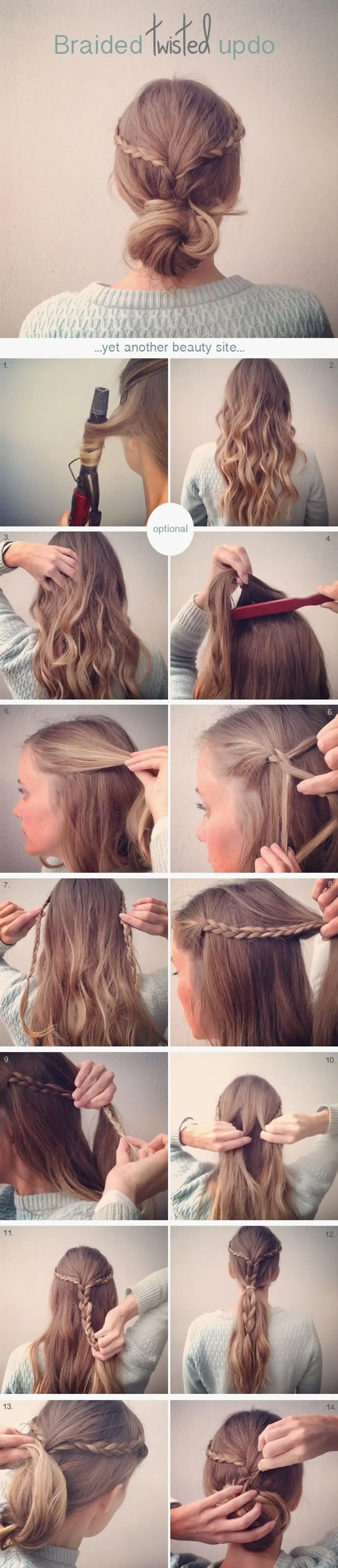 Braided Twisted Updo