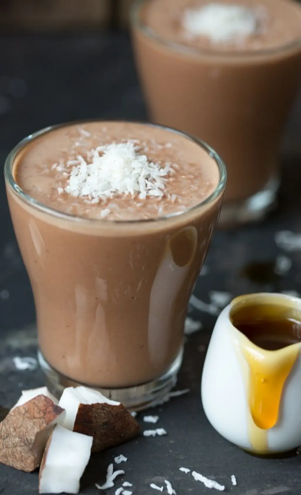 Malted Coconut Hot Smoothie