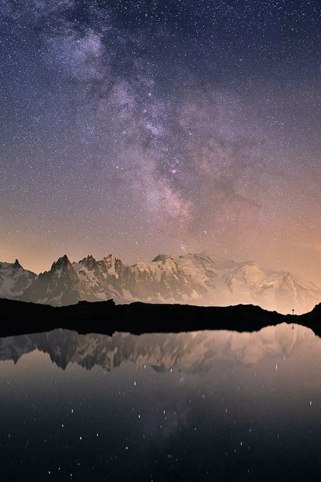 Milky Way over the Mont Blanc