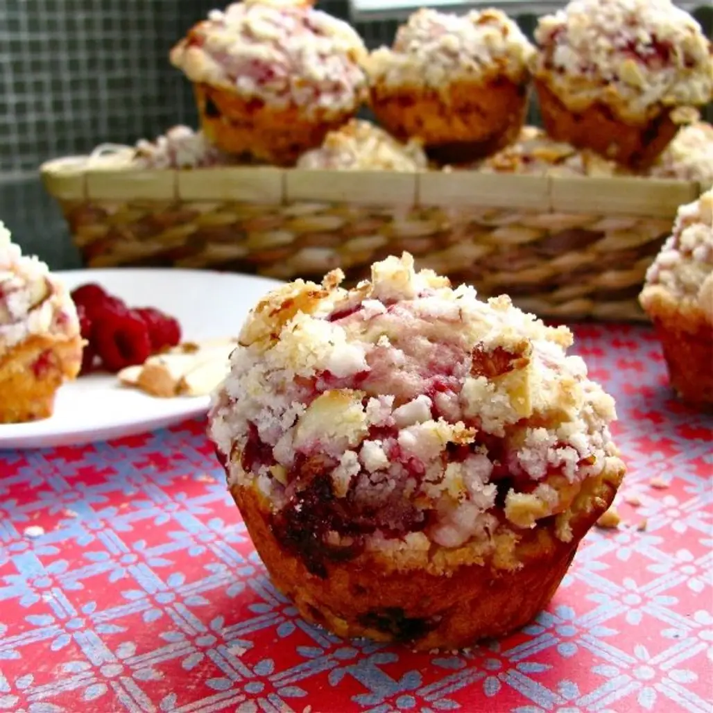 Raspberry Oatmeal Cookie Muffin