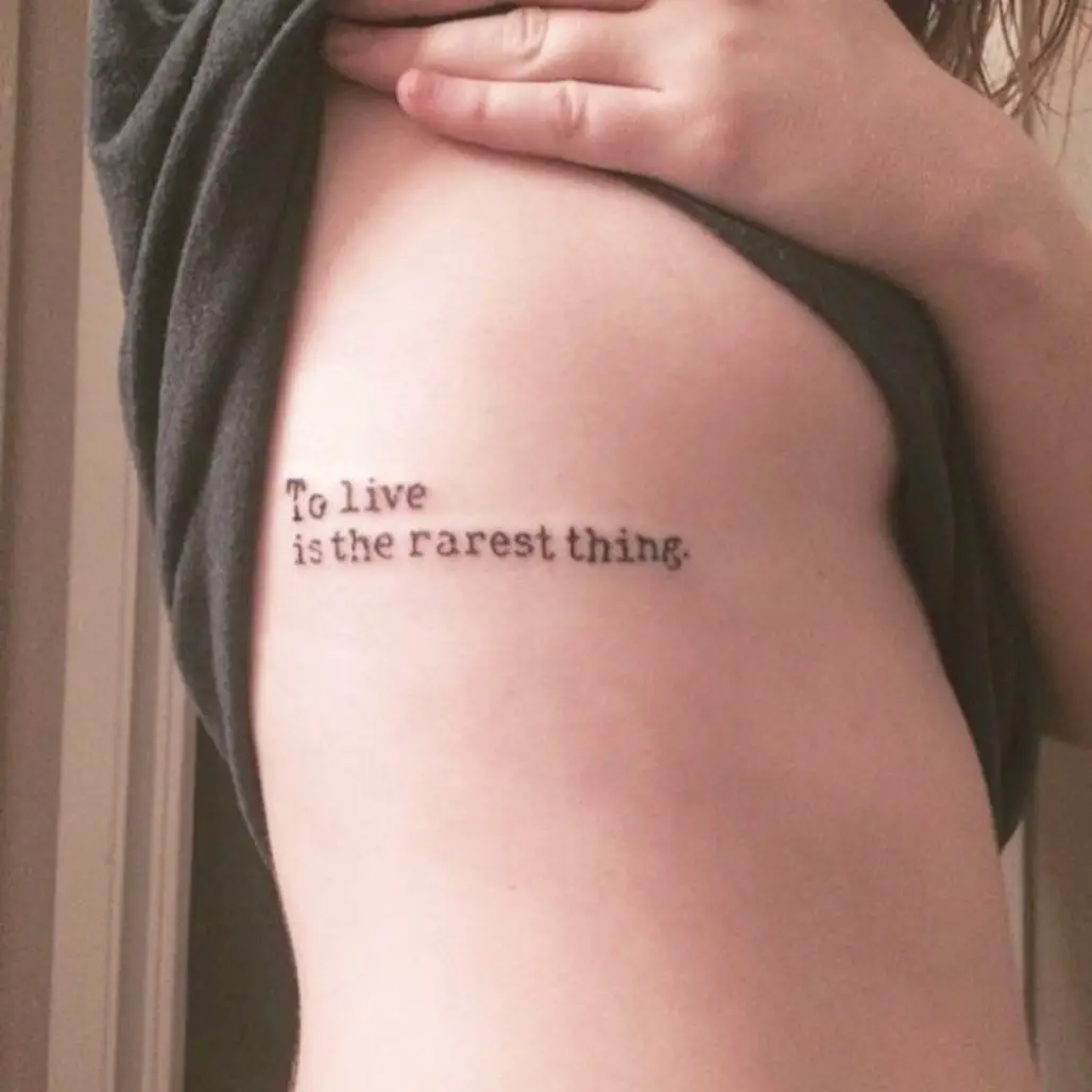 Tattoo tagged with: feminist, small, jonboy, hip, family, languages, tiny,  ifttt, little, mother courage, english, lettering, quotes, other, english tattoo  quotes | inked-app.com