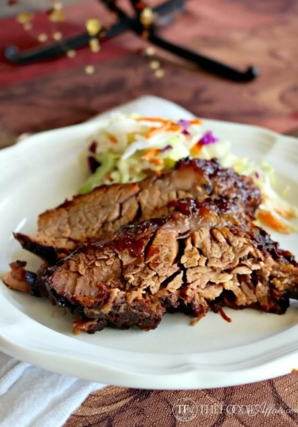 Oven Cooked Barbecue Brisket