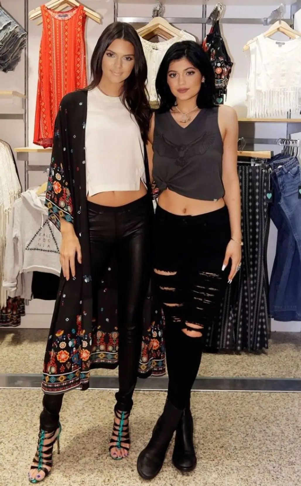 Kylie Jenner, 17, and Kendall Jenner, 18