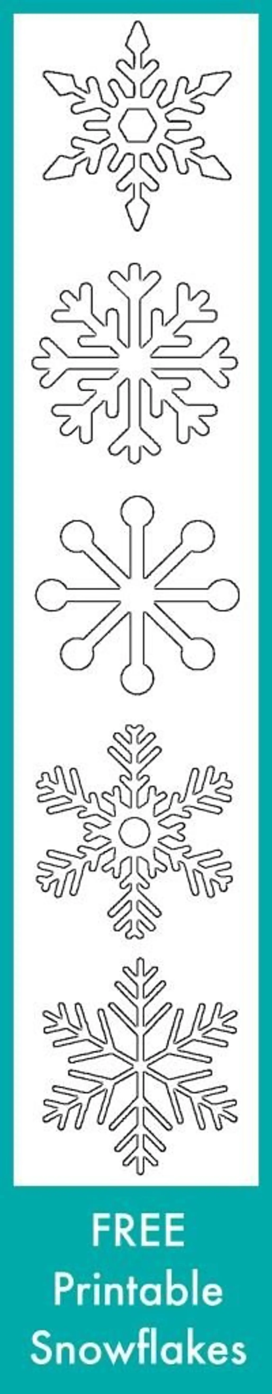 Free Printable Snowflakes