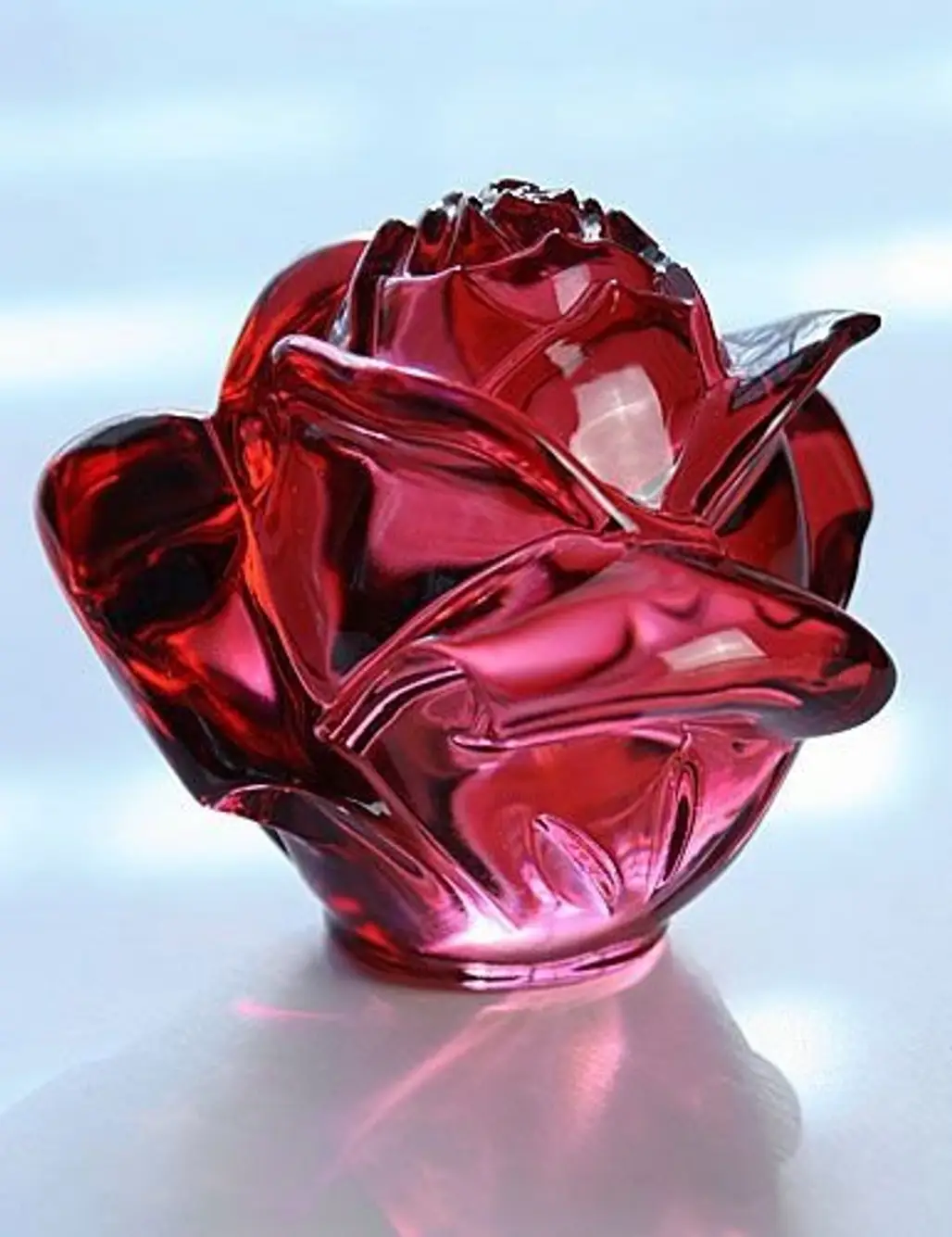 Waterford Crystal Red Rose