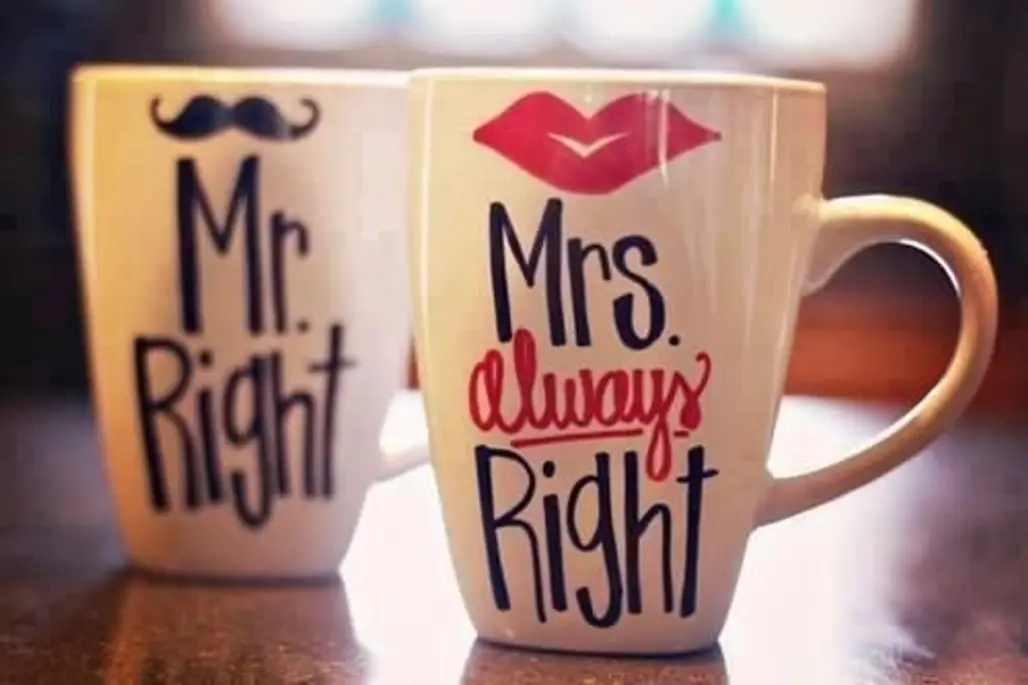 Mr. Right & Mrs. Always Right Mugs