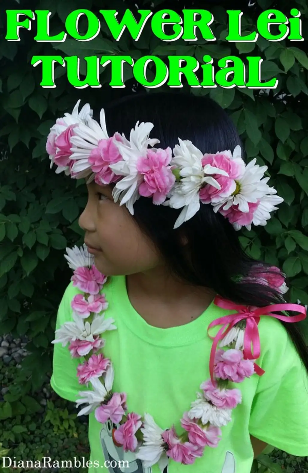 How to Make a Lei with Fresh Flowers