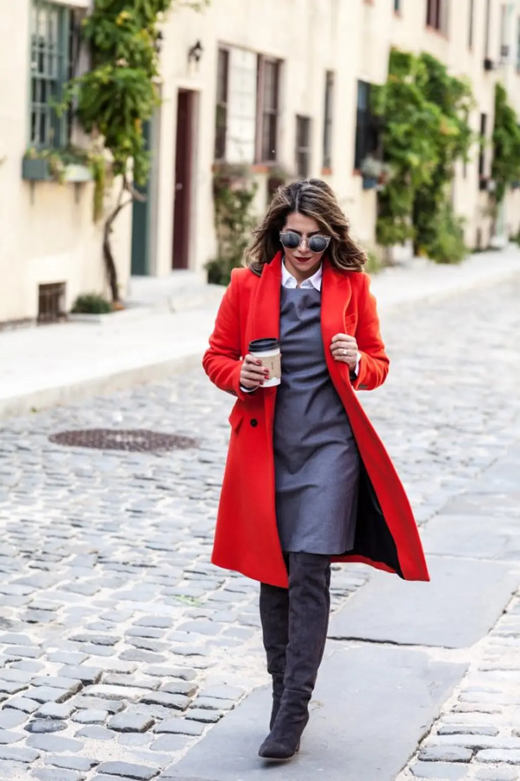 red,clothing,coat,dress,outerwear,
