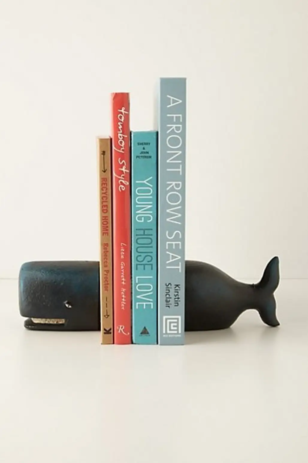 Victorian Whale Bookends