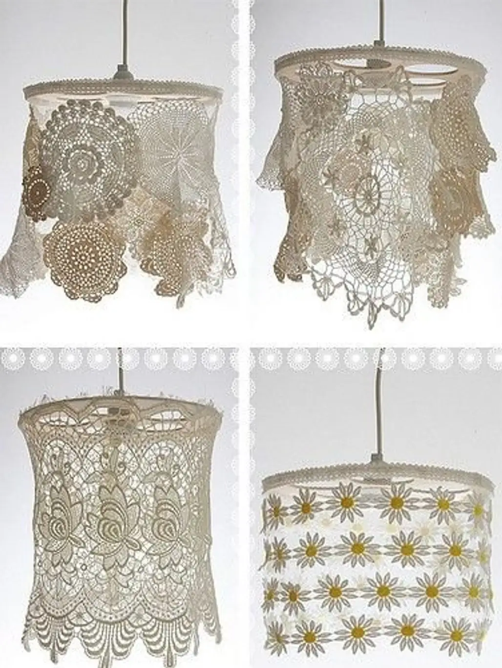 Upcycle Some Old Lampshade Rings