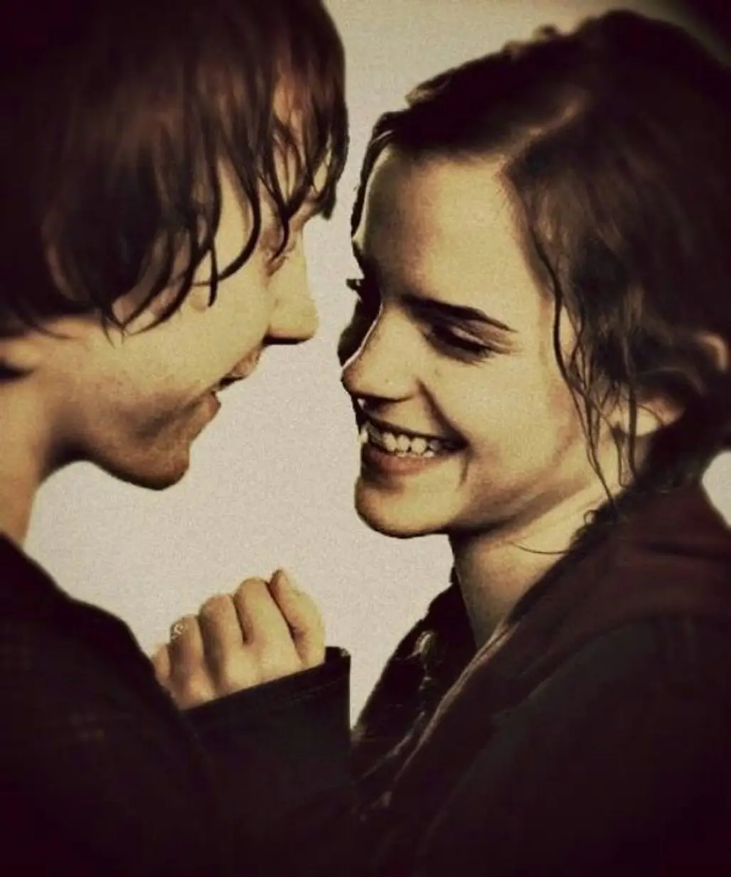 Rupert Grint & Emma Watson in "Harry Potter"