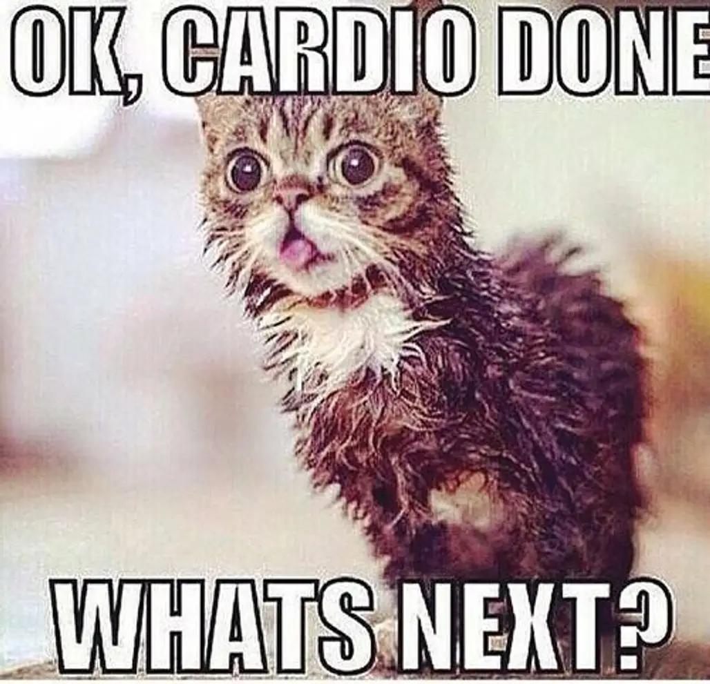 Me after Cardio