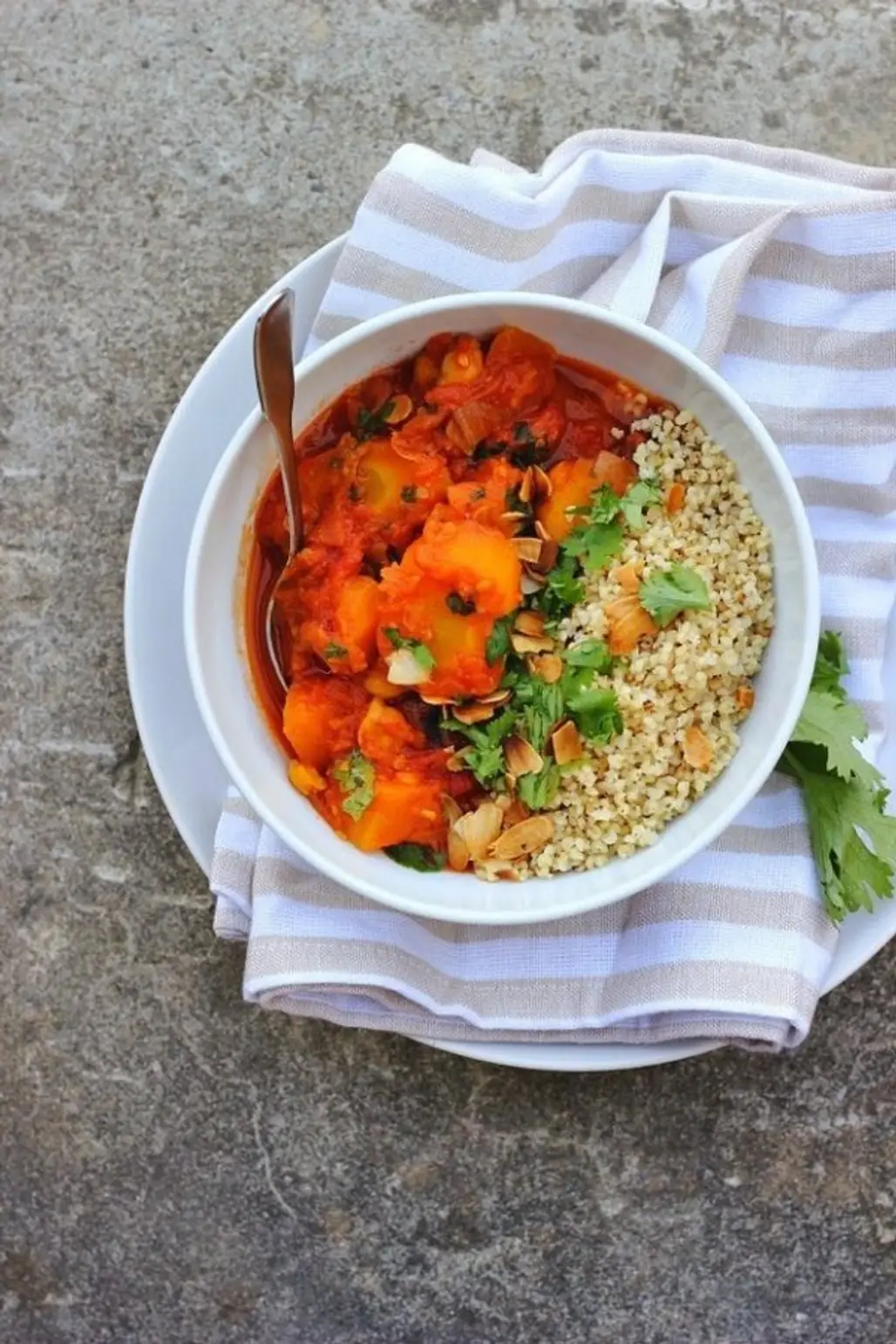 Moroccan Spiced Pumpkin and Chickpea Stew